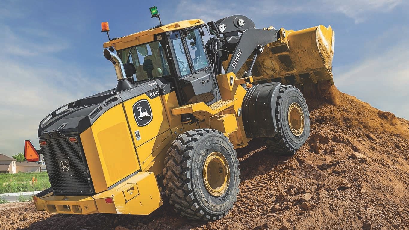 1366x768 444L, 644L, 644L Hybrid and 724L Wheel Loaders From: John Deere. For Construction Pros