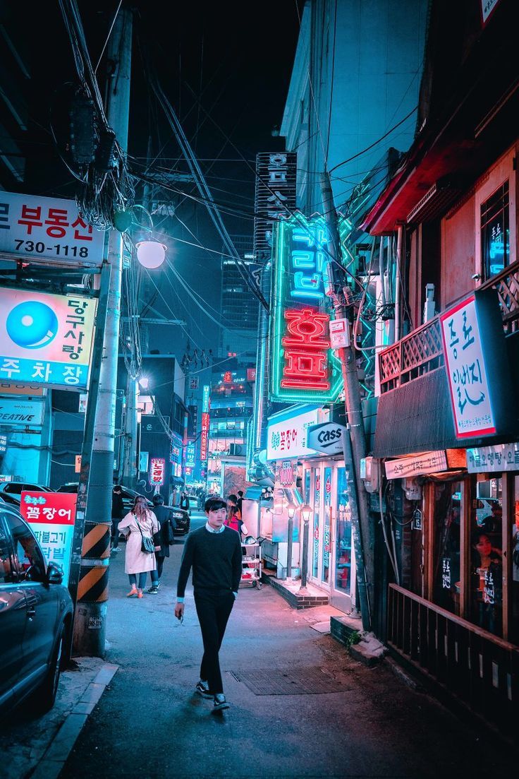 736x1103 My Favorite Neon Photo Of Seoul