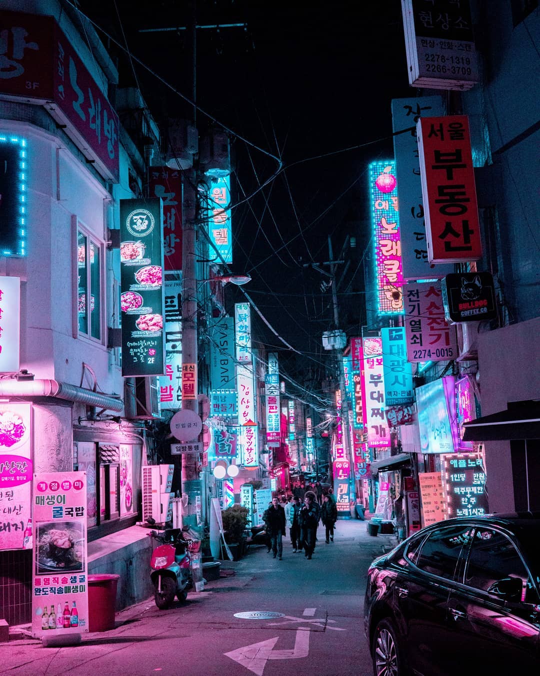1080x1350 Cyberpunk, Neon And Futuristic Street Photo Of Seoul By Steve Roe Design You Trust