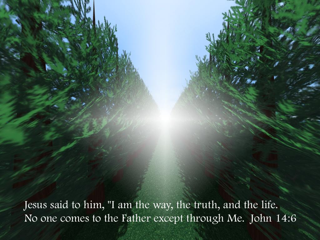 1024x768 Free Christian Wallpaper: John 14:6 Bible Verse. Faith Bible Verse Wallpaper