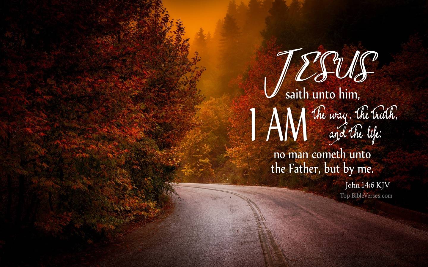 1440x900 John 14:6 KJV Desktop Wallpaper