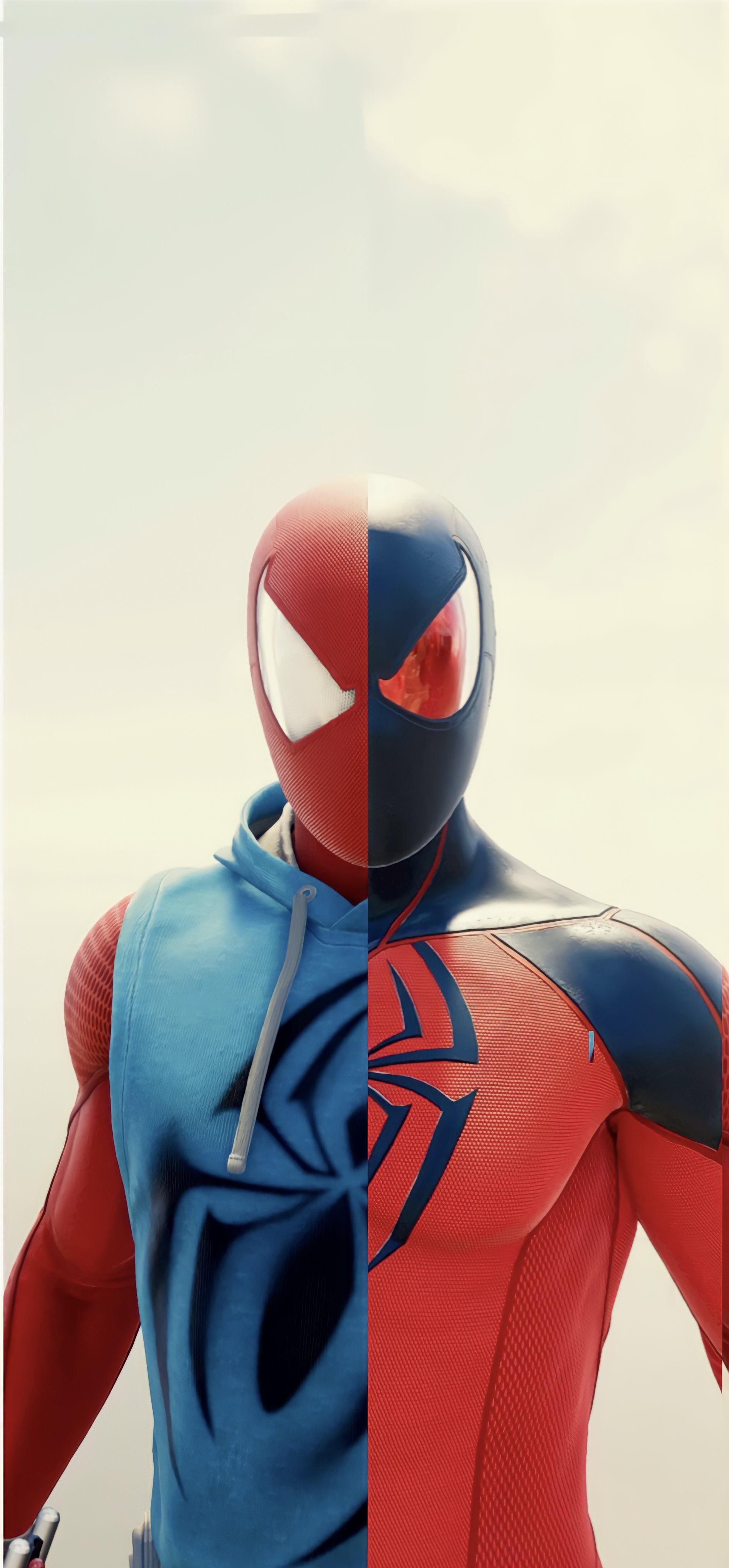 1888x4056 Made this wallpaper of Ben Reilly and kaine Parker