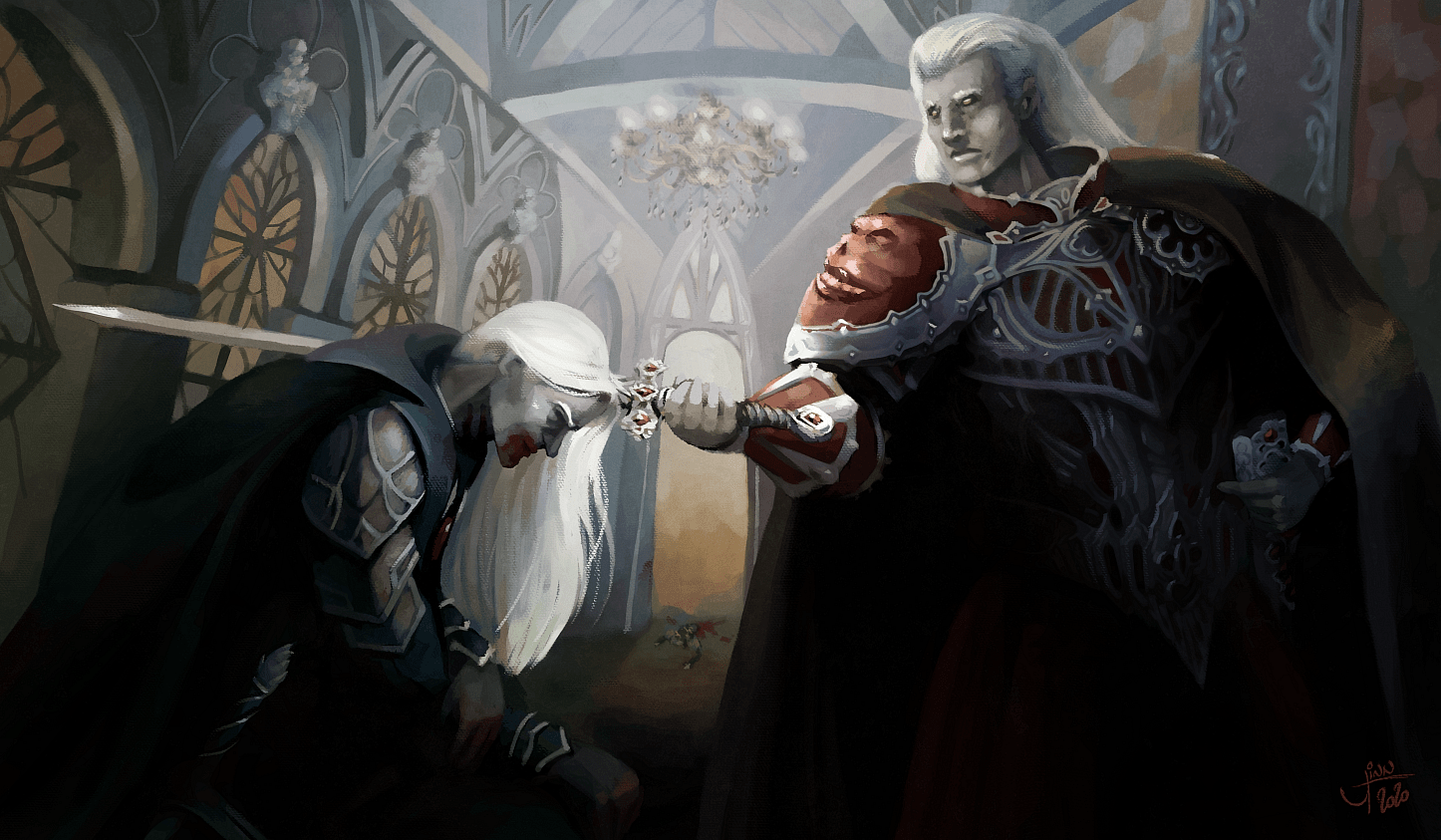 1446x843 Edgar Markov knighting Sorin Markov by JinnPixel on Newgrounds