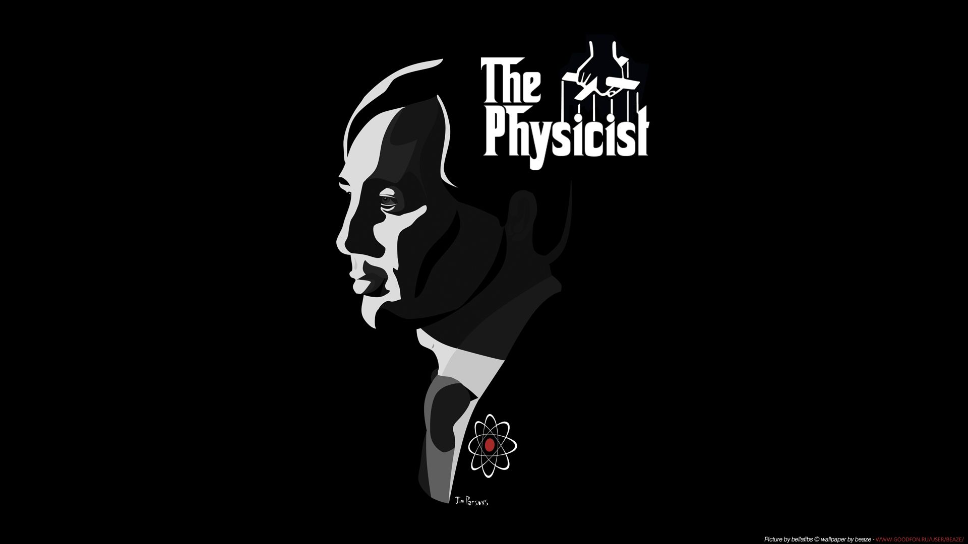 1920x1080 Wallpaper the explosion, Big Bang, physics, Sheldon, sheldon, SBM, TBBT, Physicist for mobile and desktop, section минимализм, resolution 1920x1080