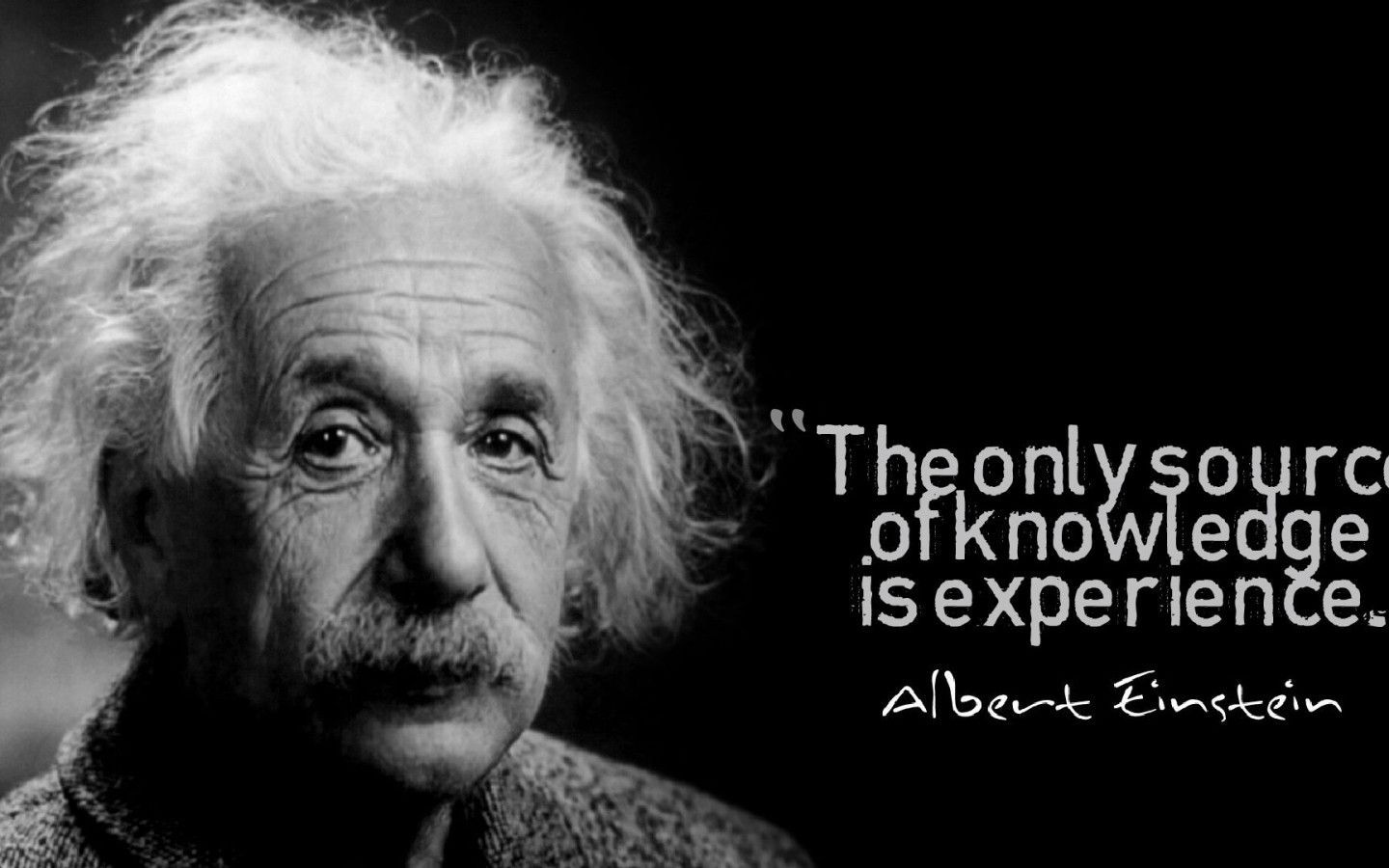 1440x900 Albert Einstein Quotes Background Wallpaper 13783