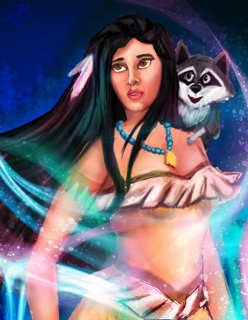 836x1080 Pocahontas and Meeko