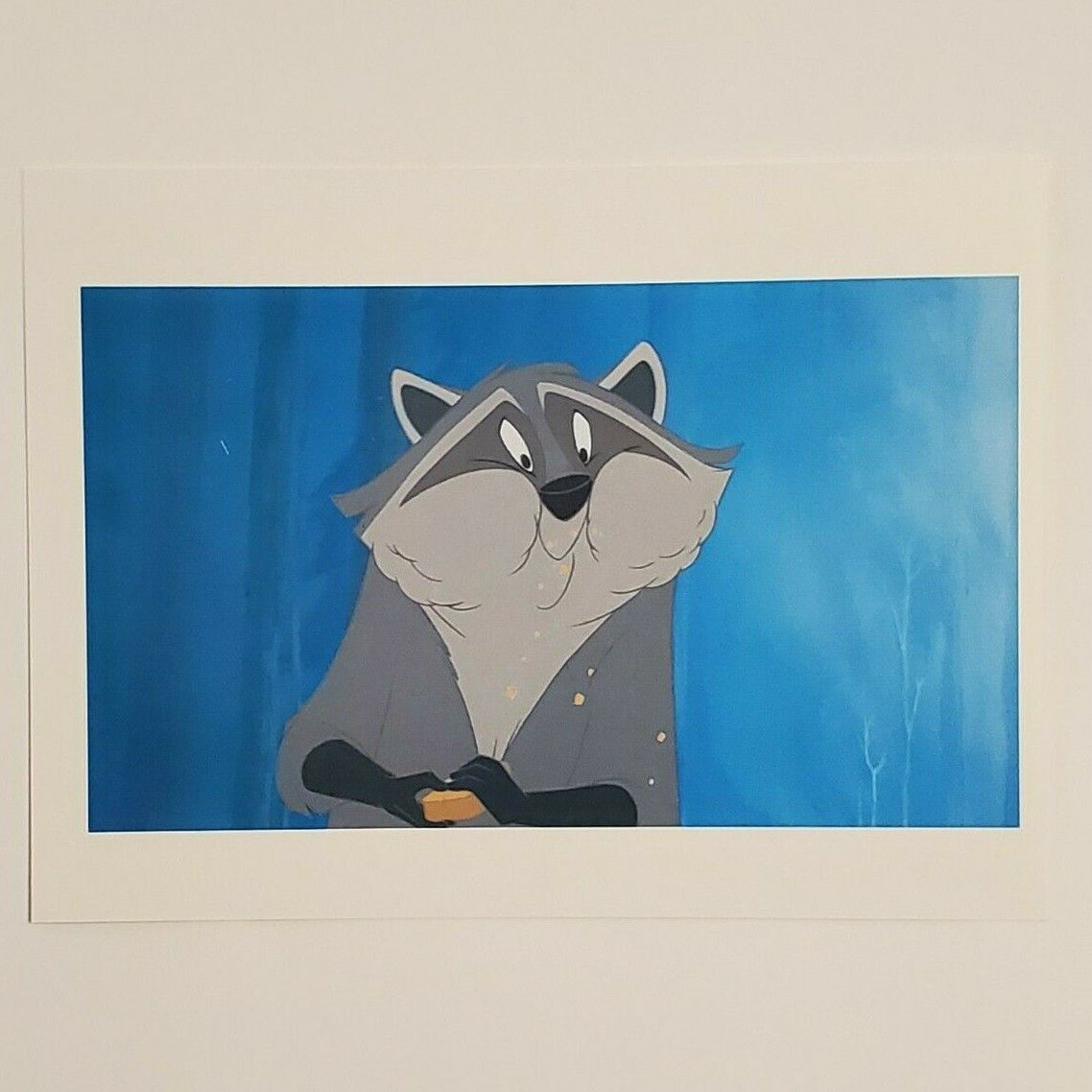 1138x1138 Pocahontas Postcard Disney Meeko Raccoon