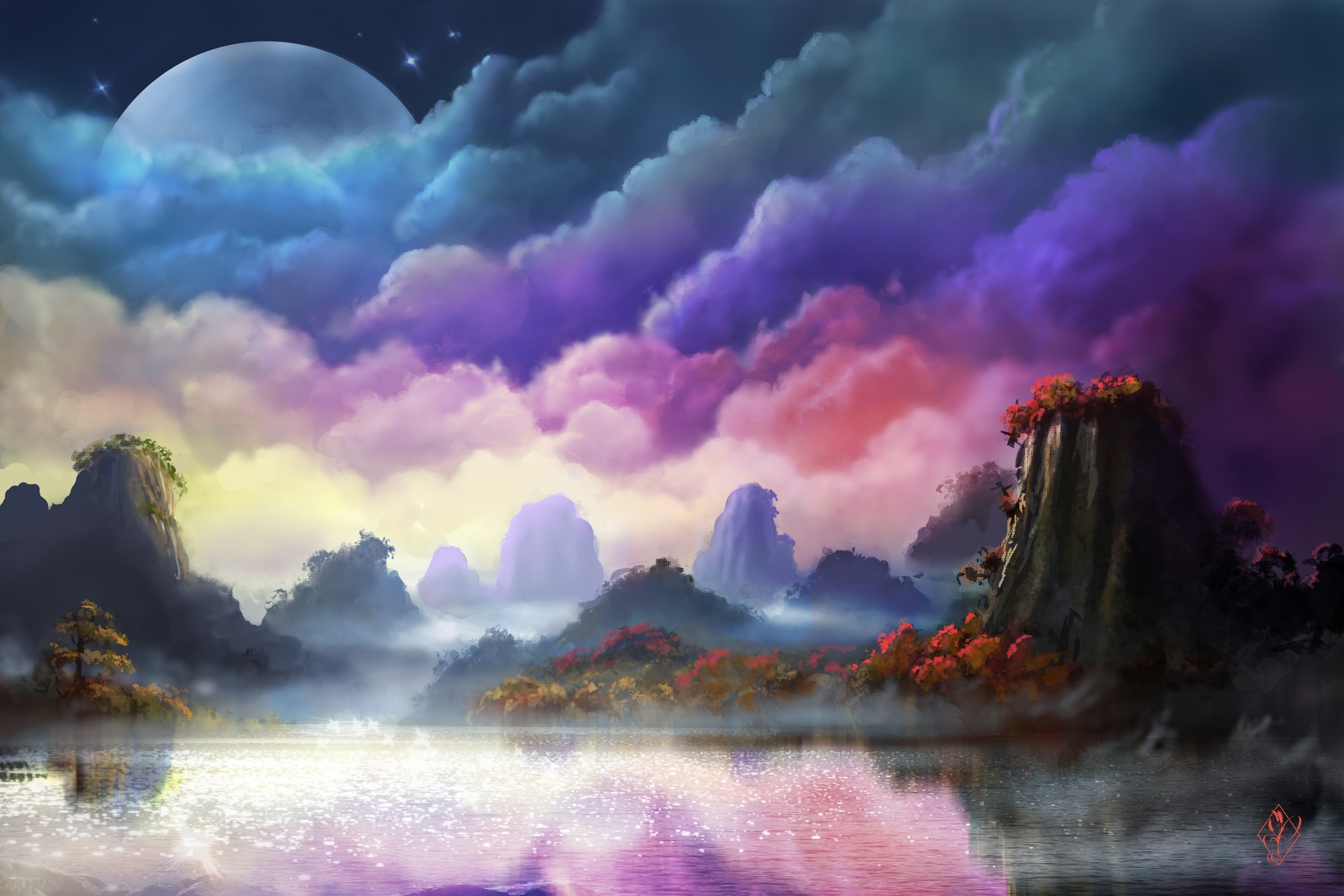 3054x2037 Fantasy Forest Wallpaper, HD Fantasy 4K Wallpaper, Image and Background