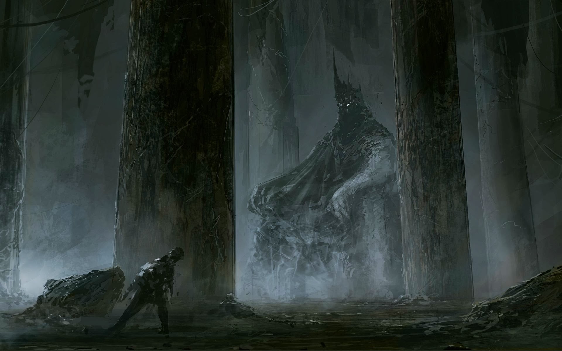 1920x1200 Game digital wallpaper, fantasy art, forest, dark fantasy, artwork HD wallpaper