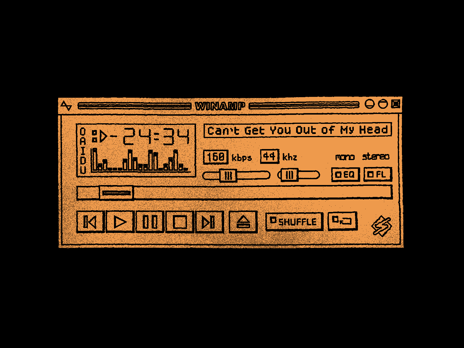 1600x1200 Winamp Wallpaper