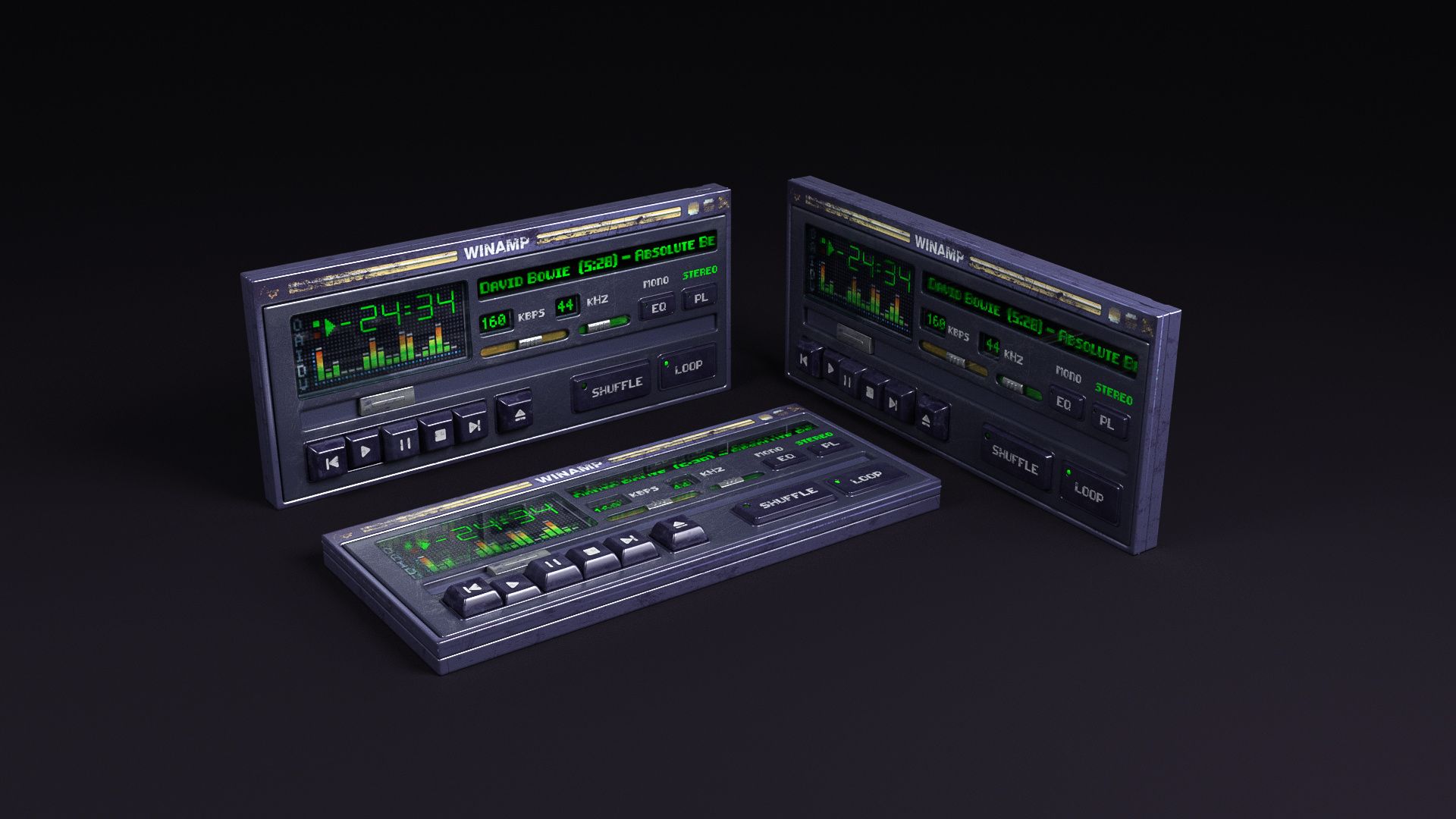 1920x1080 Good old Winamp II by Webshocker Valentar on Dribbble