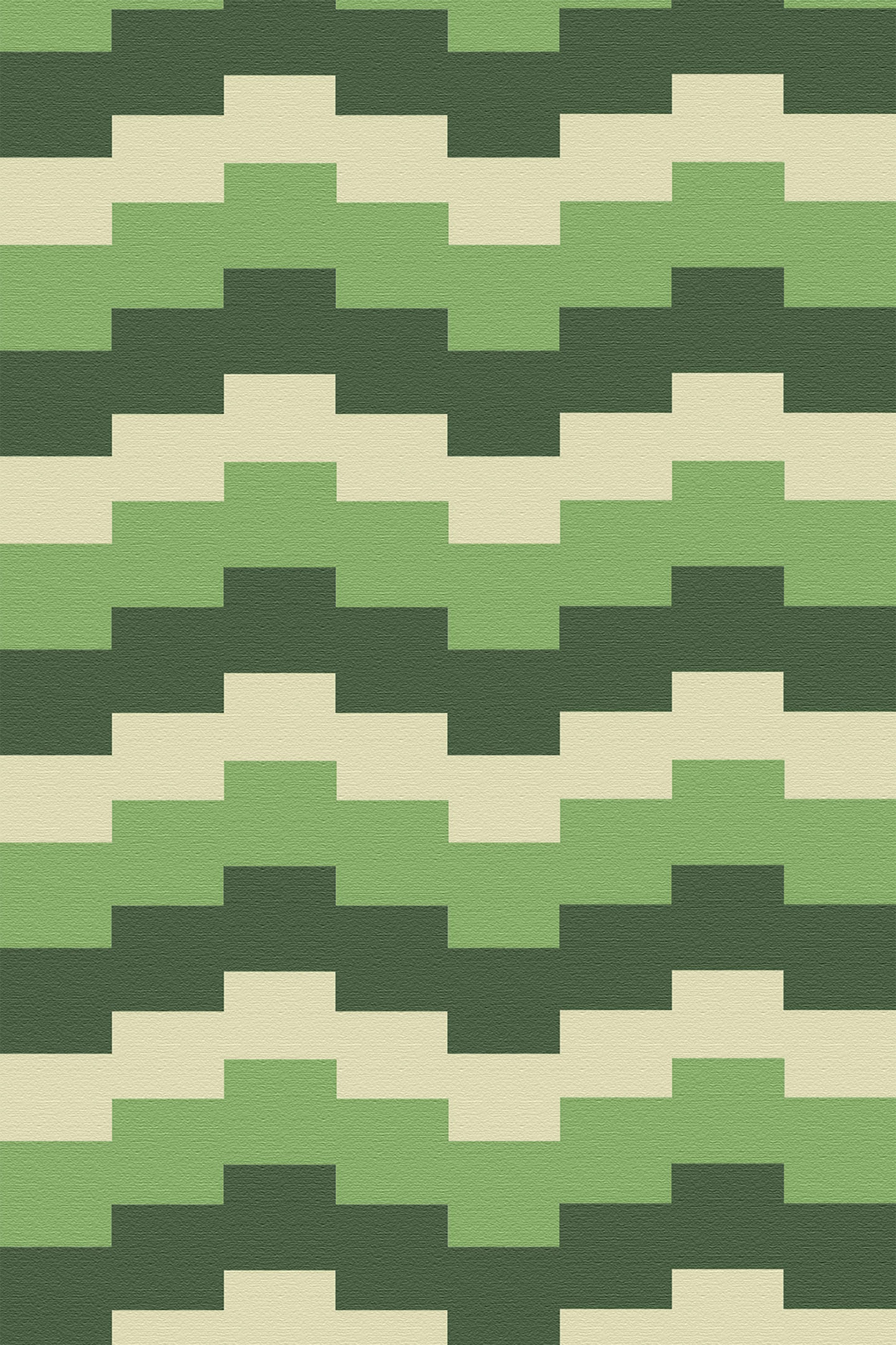 2000x3000 Green geometric wave Peel and Stick Removable Wallpaper