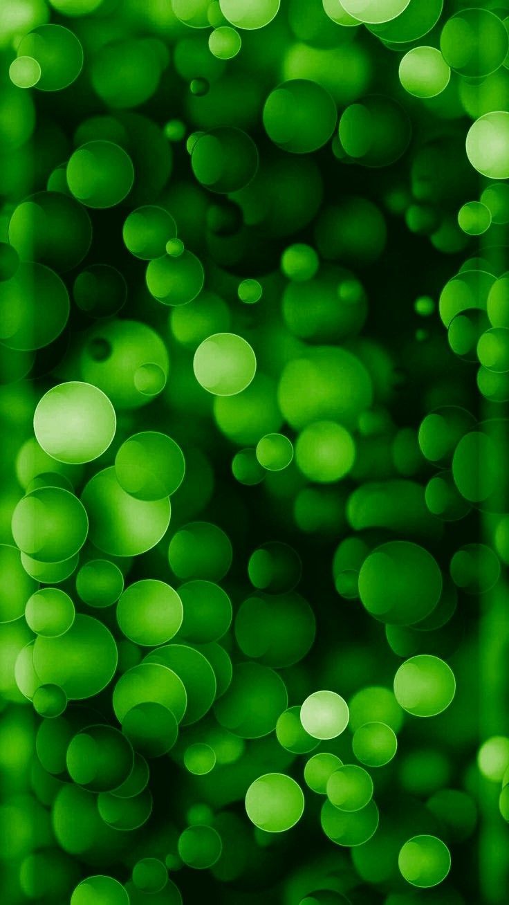 736x1308 All Shades of Green Are Beautiful. Abstract green wallpaper, Bokeh effect design, Creative phone wallpaper ideas