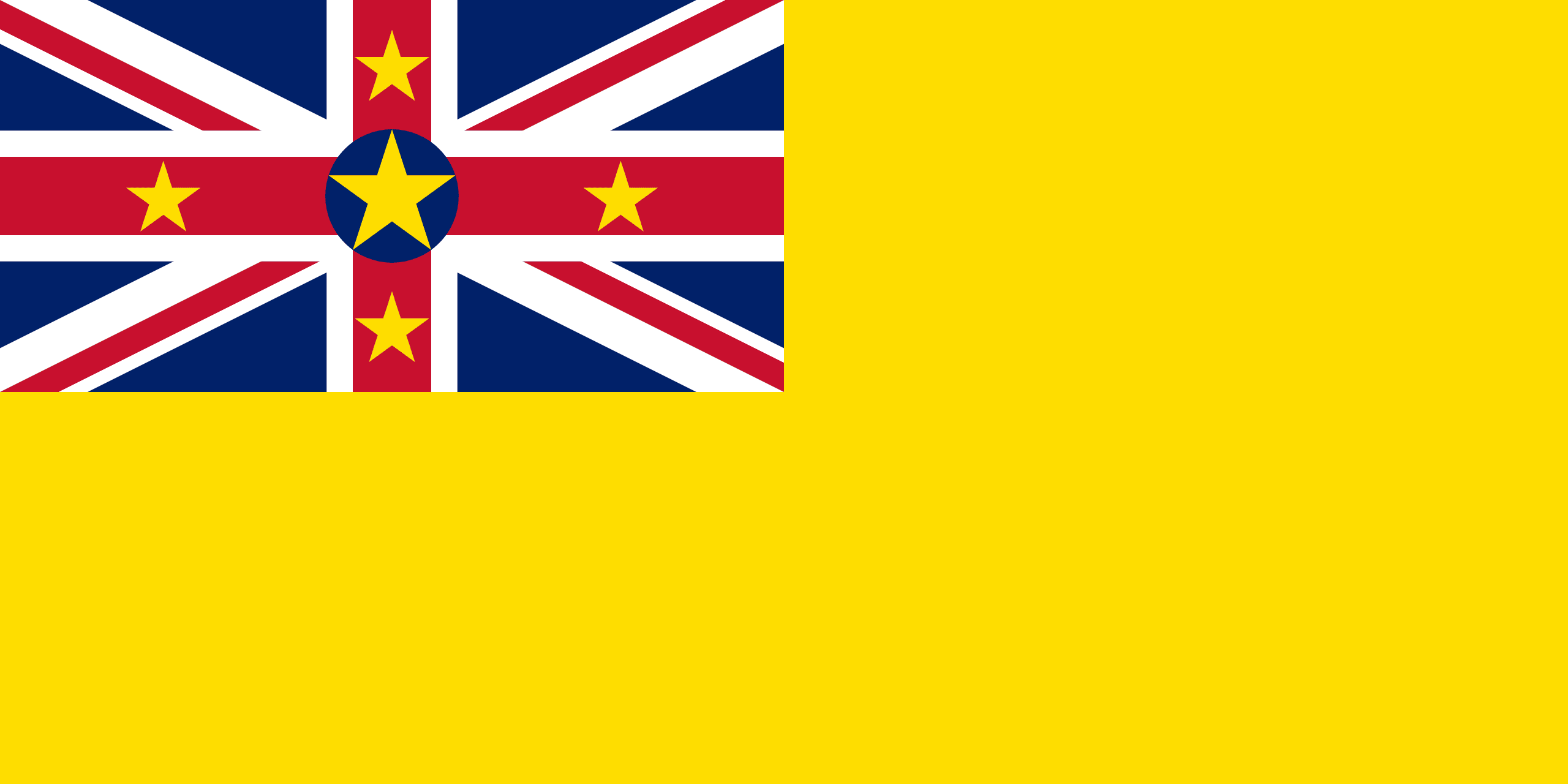2560x1280 Download Flag of Niue image