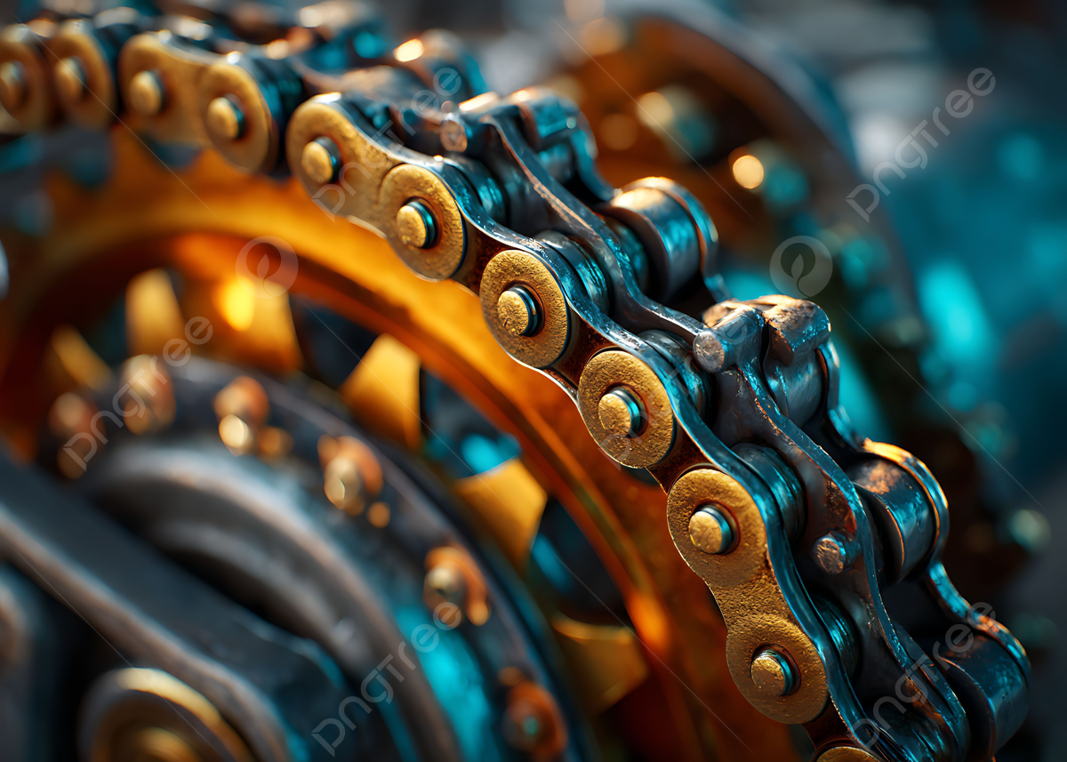1200x857 Closeup Of A Gold And Teal Motorcycle Chain Sprocket, Chain, Sign, Color Background Image And Wallpaper for Free Download