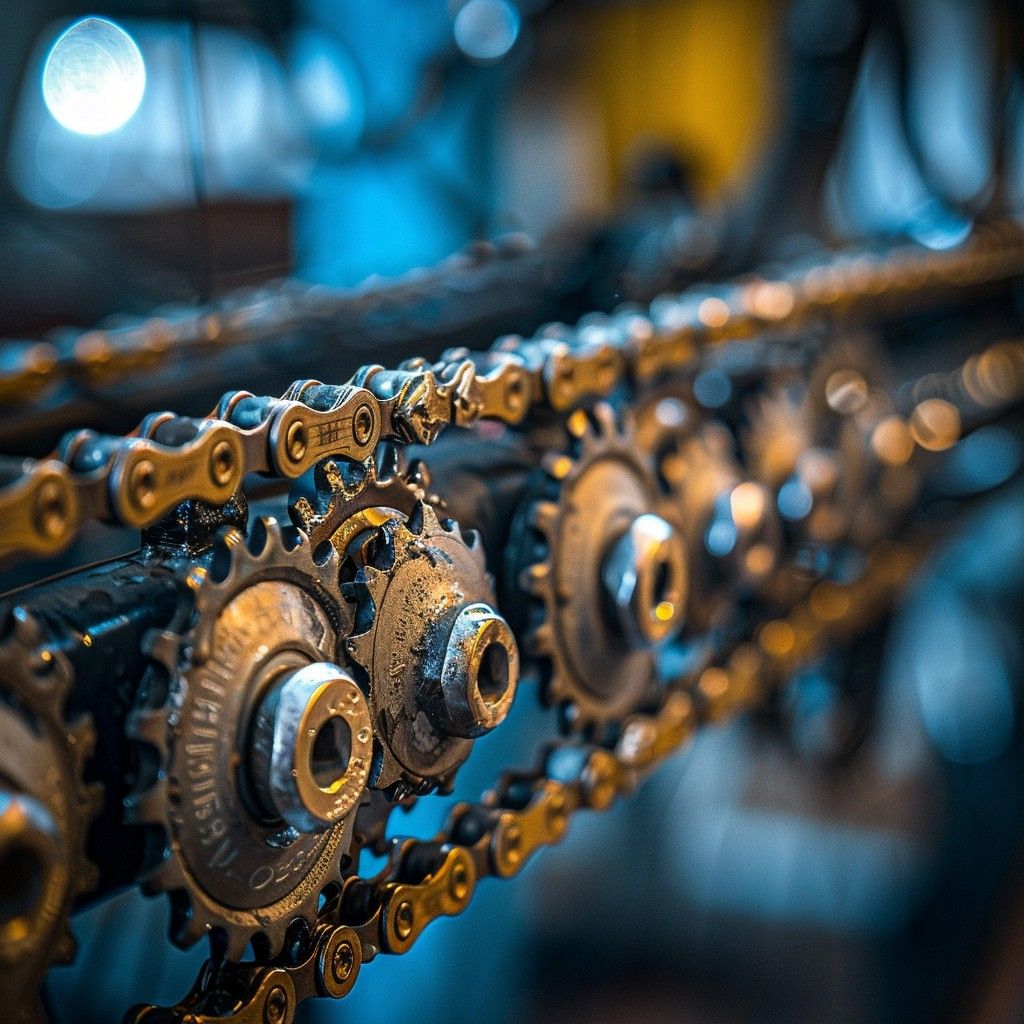 1024x1024 Free Bicycle Gear Close Up Image, Gear, Cassette