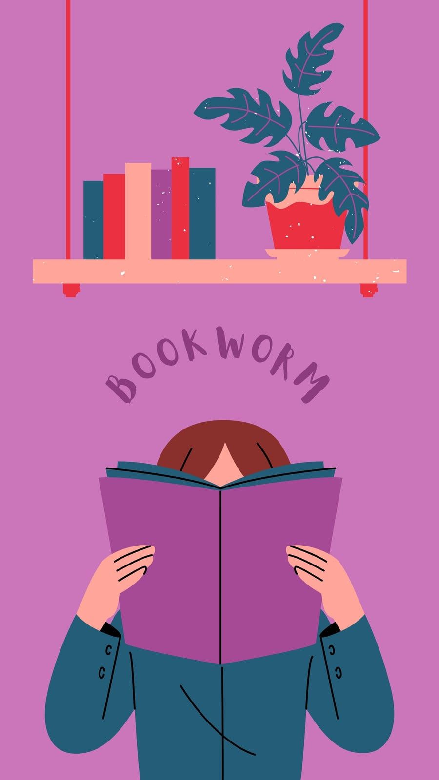 900x1600 Free and customizable book wallpaper templates