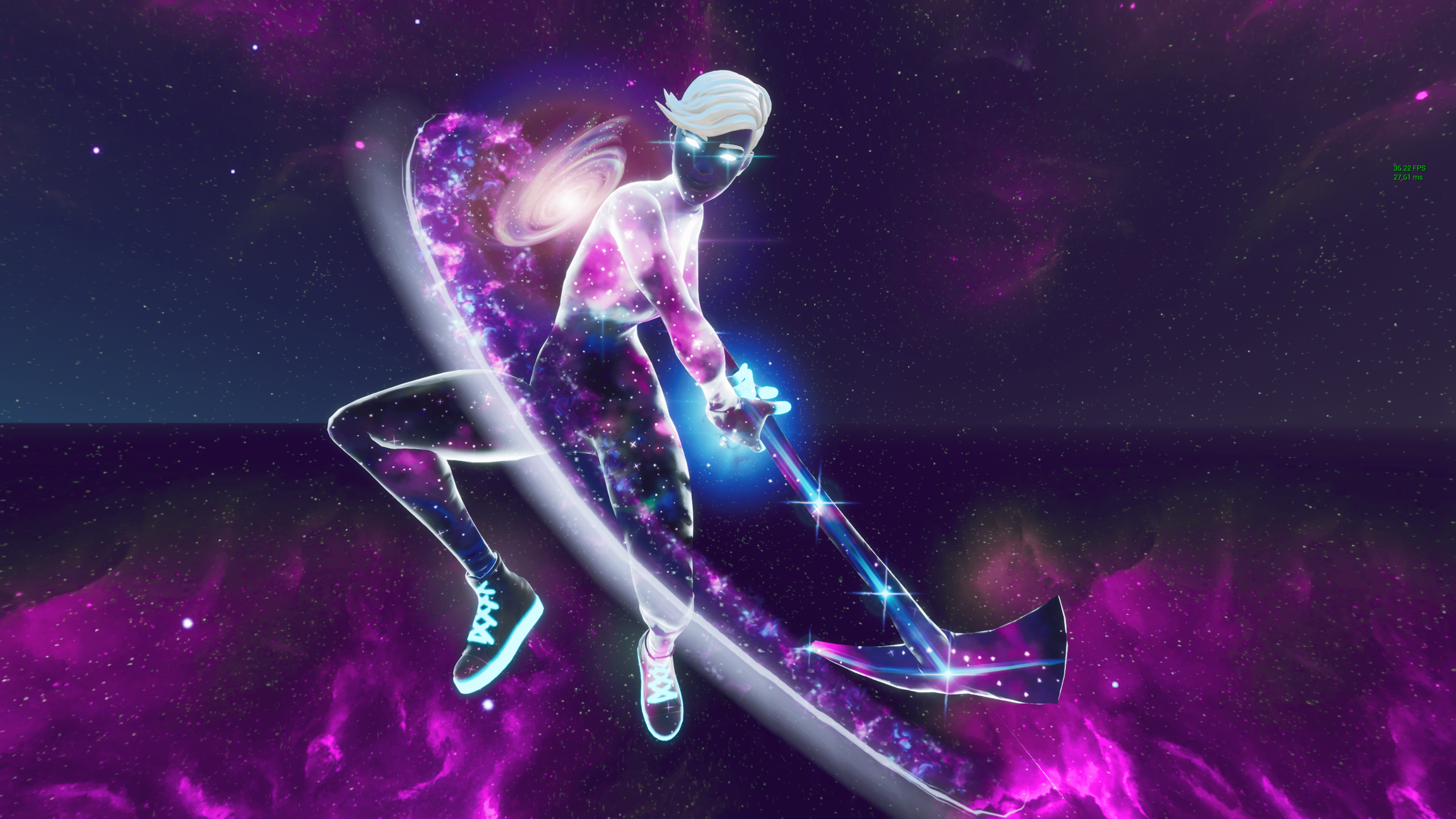 5120x2880 Galaxy Scout with the OG galaxy set (Galaxy Disc + Stellar Axe)