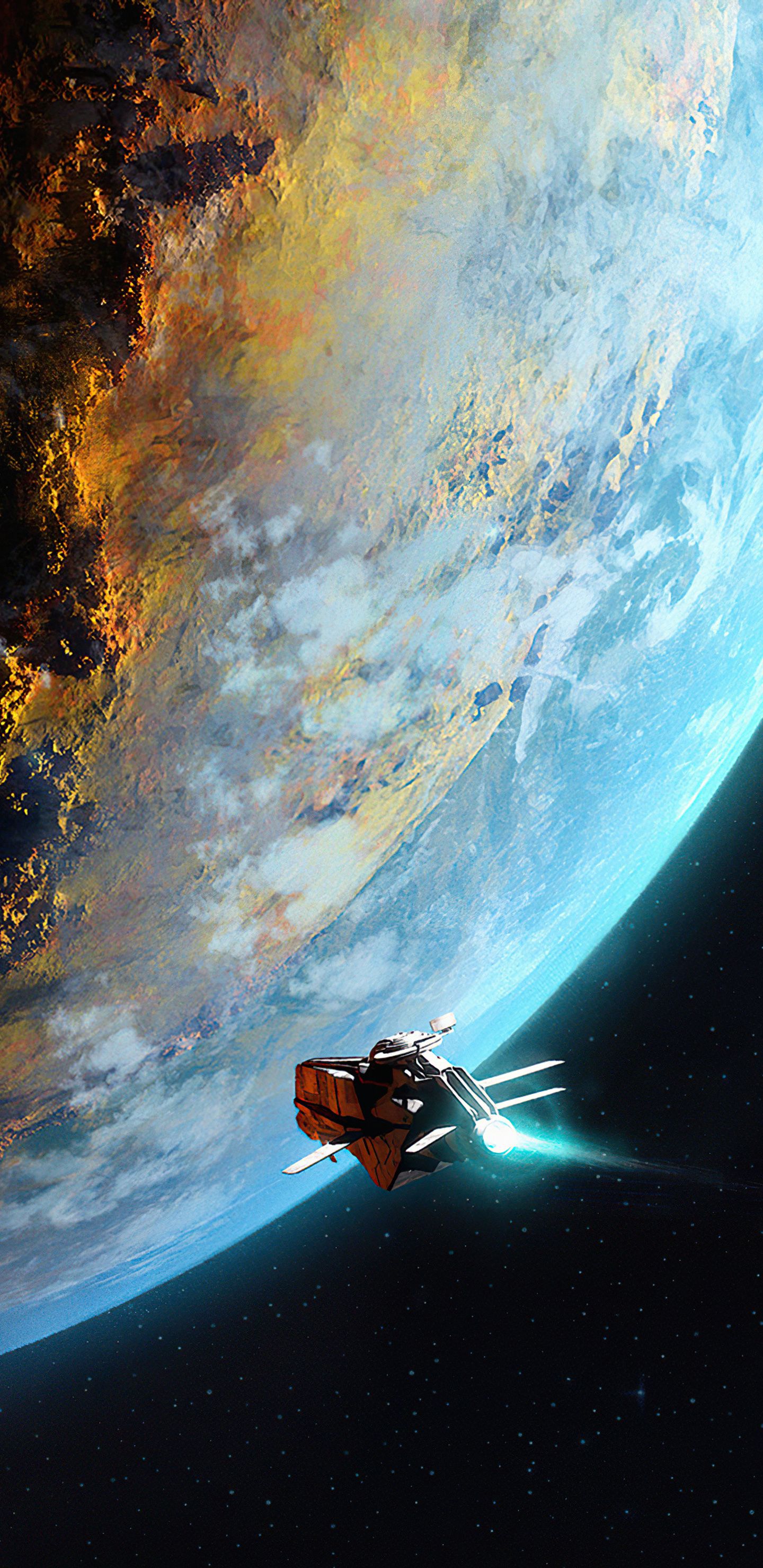 1440x2960 Deep Space Scout Ship 4k Samsung Galaxy Note S S SQHD , HD 4k Wallpaper, Image, Background, Photos and Picture