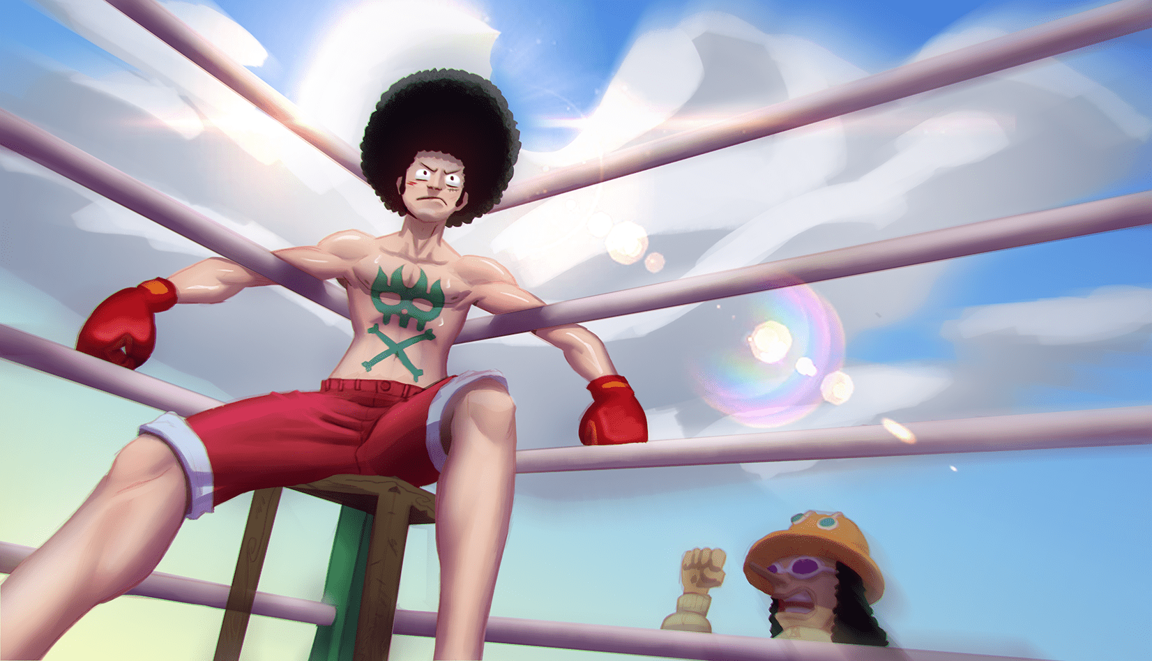1652x948 MY FANART OF THE ONE PIECE GOD: A F R O L U F F Y - @Henrikqueart