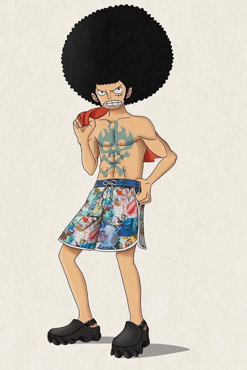 800x1200 Japanese Manga Series 'One Piece' x GCDS Collab