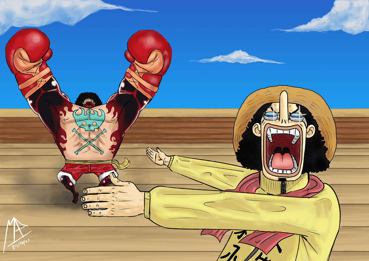 1279x904 luffy gear four + power afro martin pairoux ART street