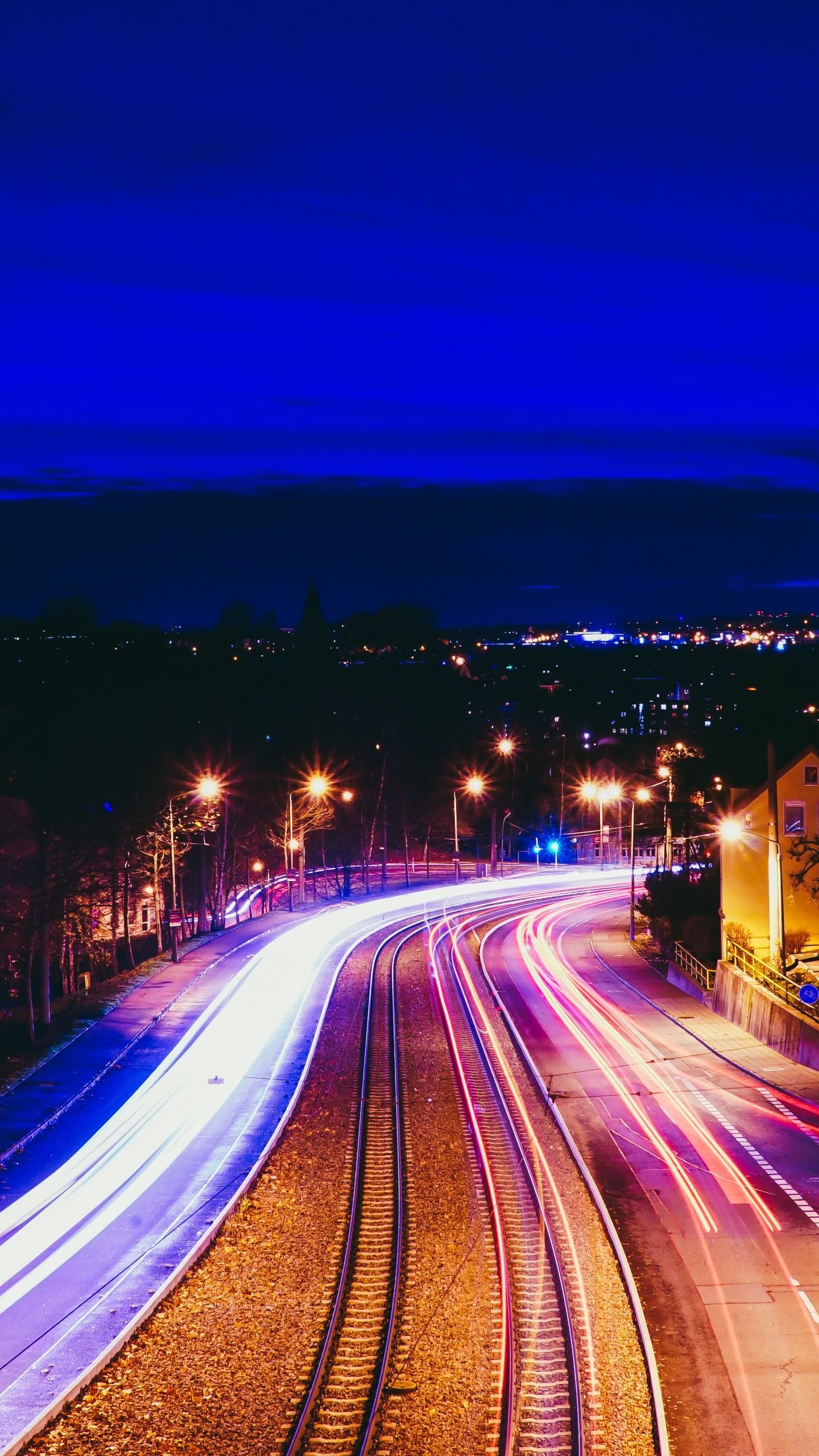 1440x2560 City Lights 4K UHD Wallpaper for UltraHD Desktop and TV : Widescreen and UltraWide Display : Smartphone and Tablet Devices
