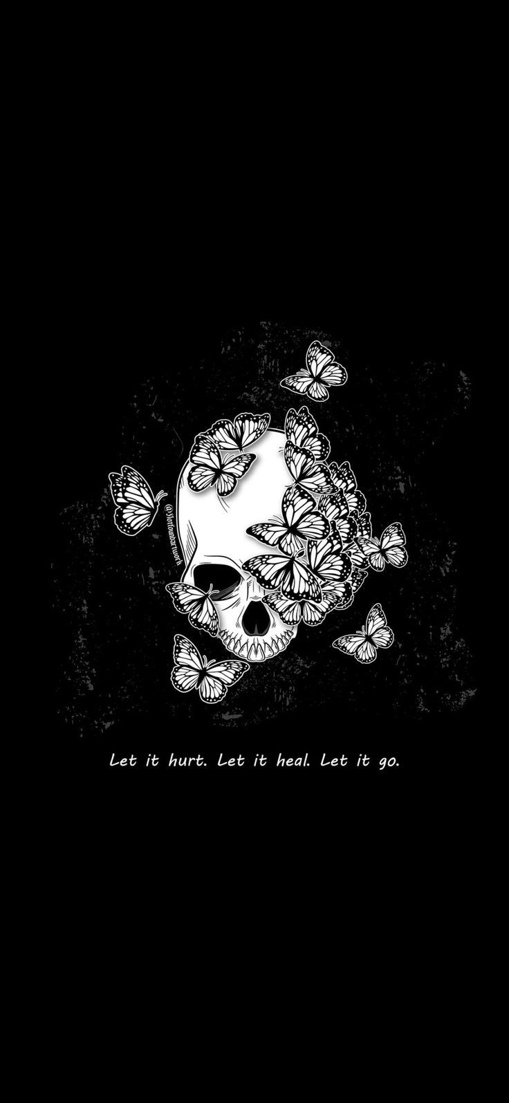 736x1595 Dark alternative aesthetic wallpaper. Background with meaning, Cute goth wallpaper iphone, Skeletons wallpaper aesthetic