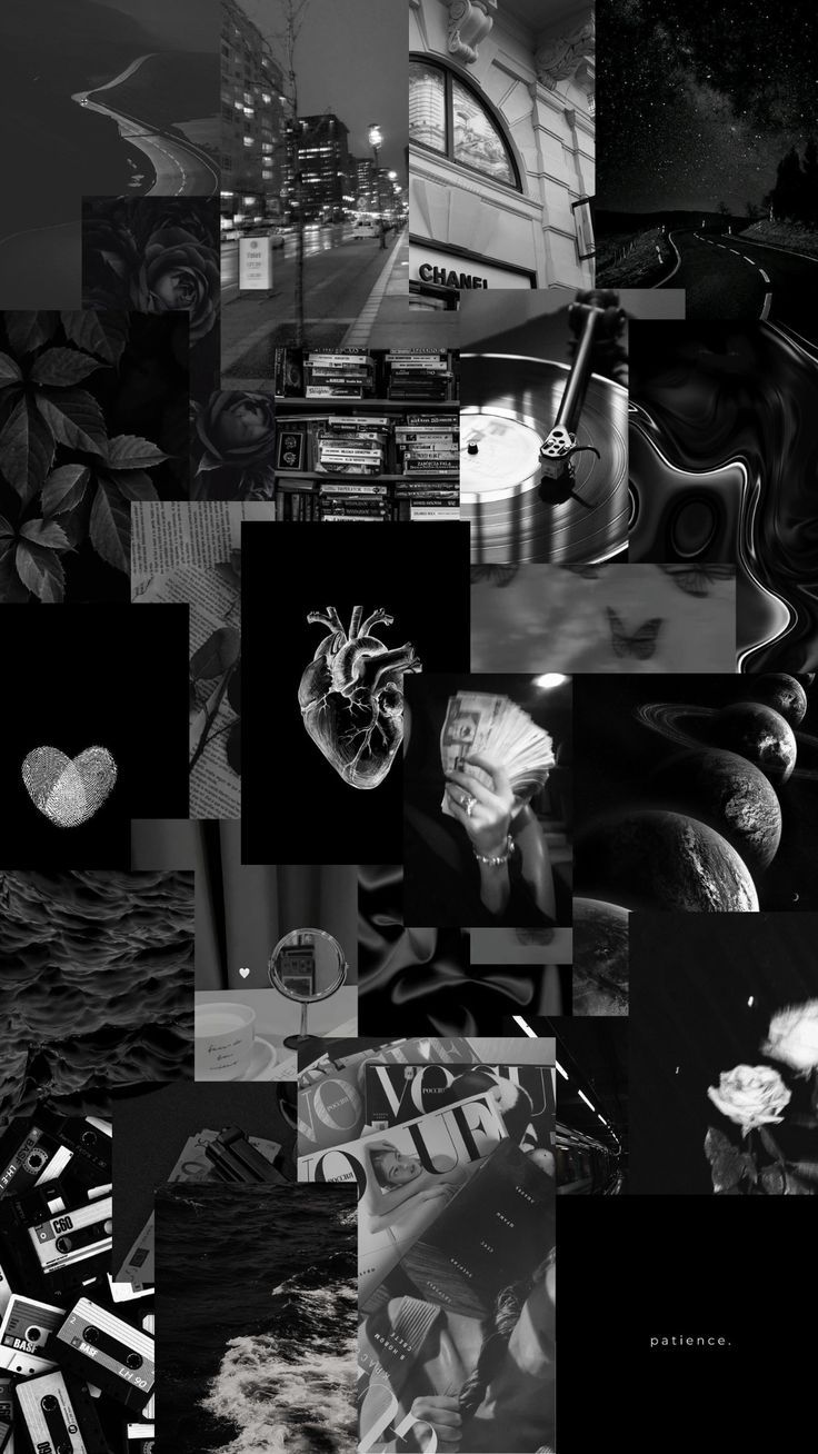 736x1308 Black Aesthetic Wallpaper