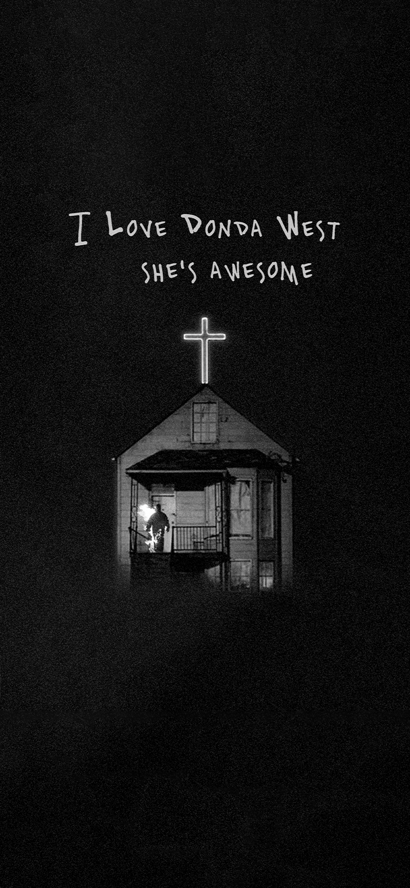 828x1792 Found alternative cover for Donda 2 on the internet and made it a phone wallpaper. I think it goes hard af! What y'all think?