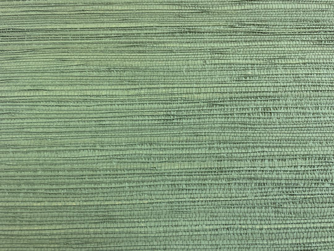 1080x810 Natural Grasscloth Hemp Wallpaper painted in matte noble green color 4
