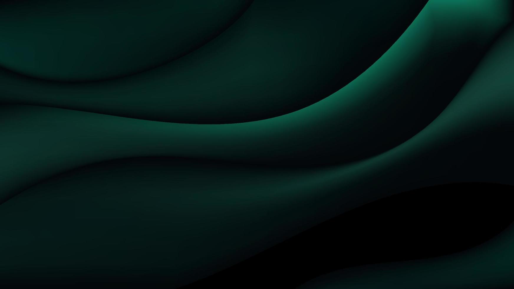 1744x980 Green fabric cloth satin folded background and texture luxury style