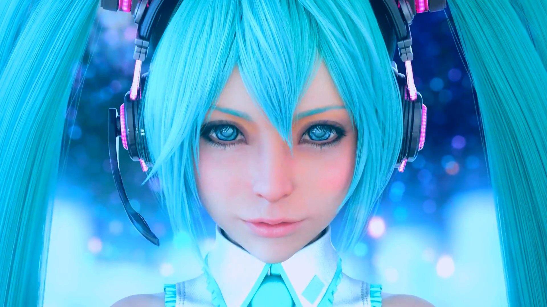 1920x1080 Video Hatsune Miku is Practically REAL with Square Enix's Graphics