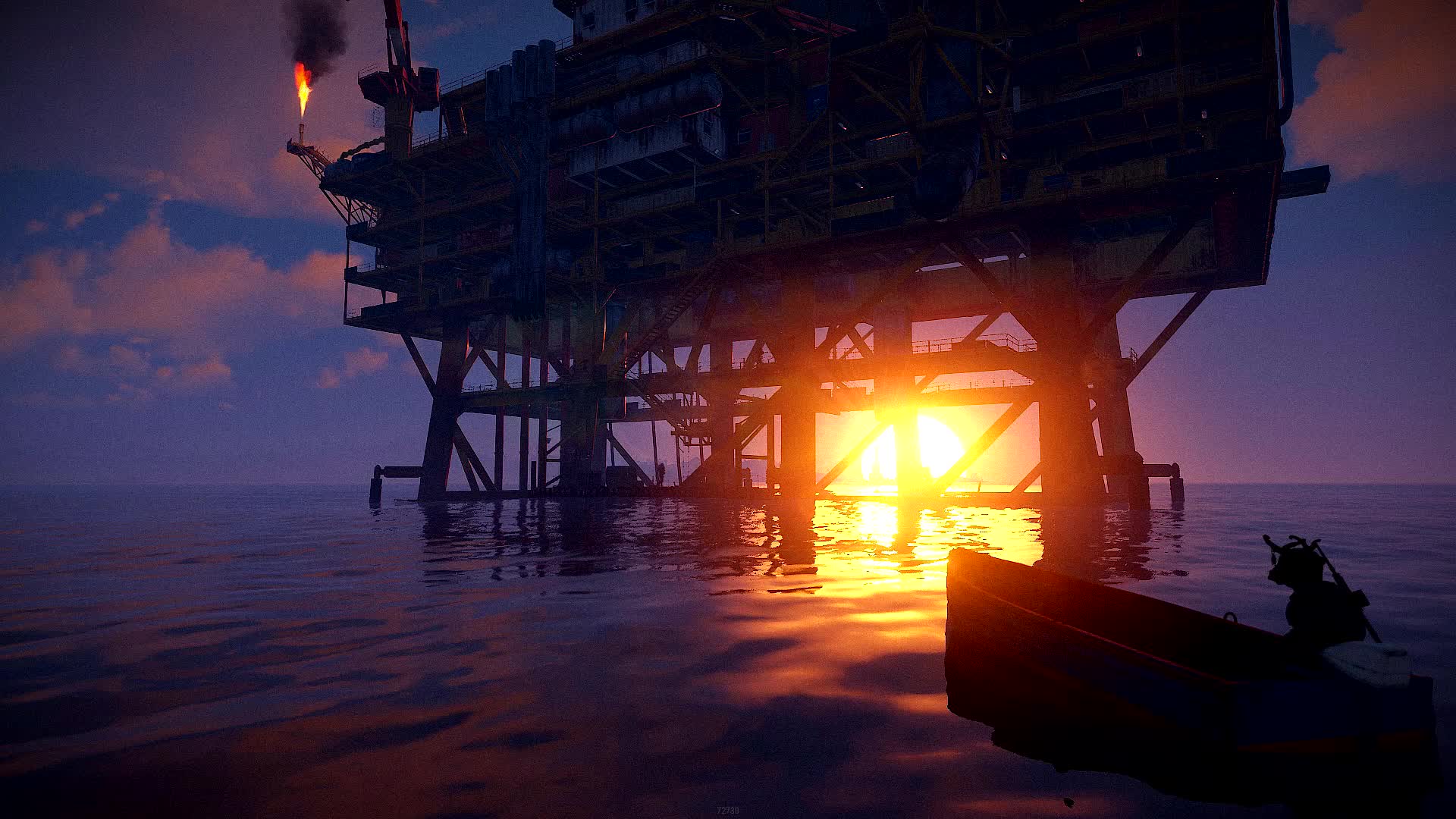 1920x1080 Rust Oil Rig Live Wallpaper