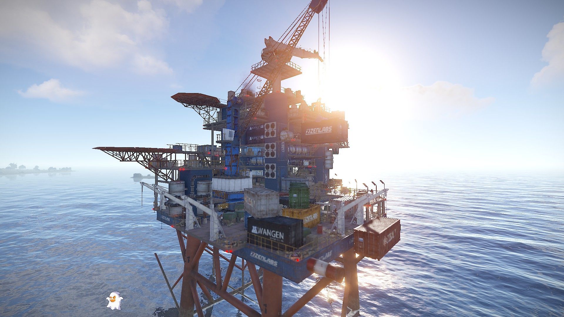 1920x1080 Oil Rig 3. Custom Monument By Shemov