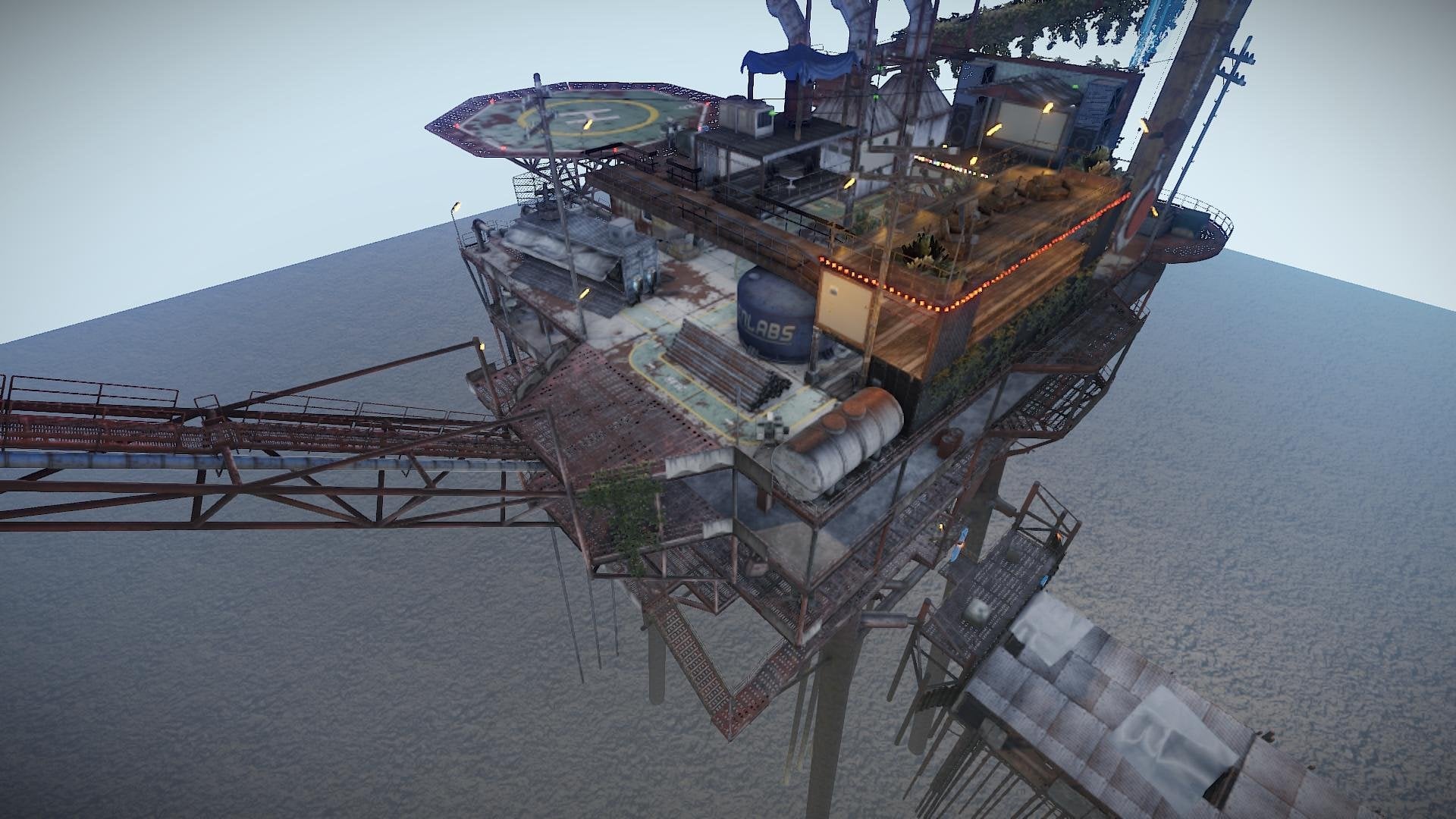 1920x1080 Oil Rig Outpost