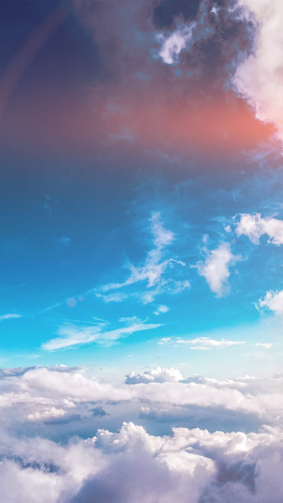 Download Aesthetic Blue Sky For IPhone Wallpaper  Wallpaperscom