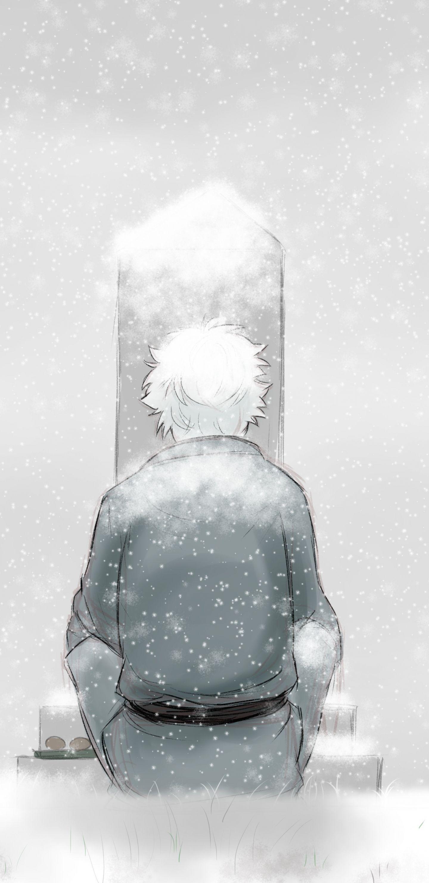 1440x2960 Download 1440x2960 wallpaper minimal, pray, sakata gintoki