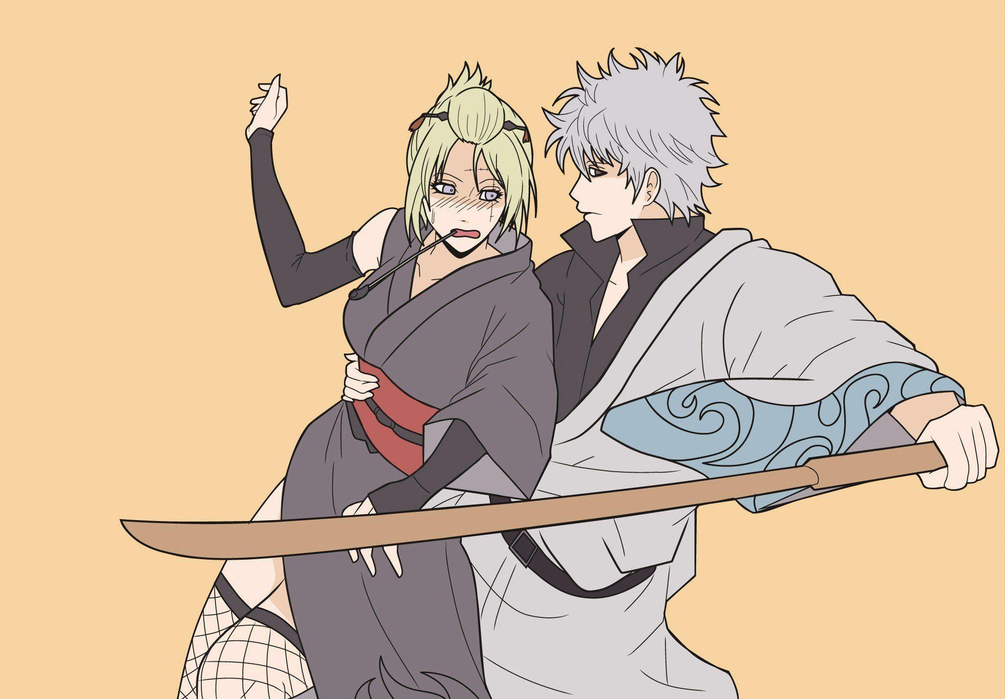 2057x1430 Gintama, Sakata Gintoki, Tsukuyo, Anime HD Wallpaper / Desktop and Mobile Image & Photo