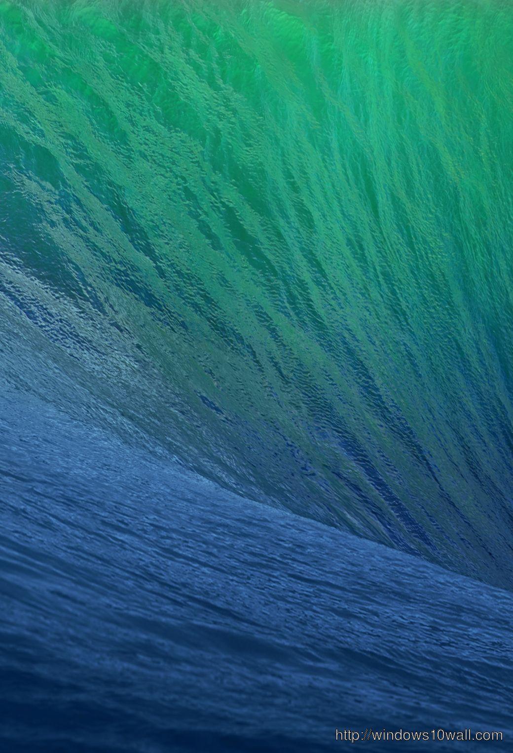 1040x1526 Sea Waves Blue Green iphone 5 Background Wallpaper