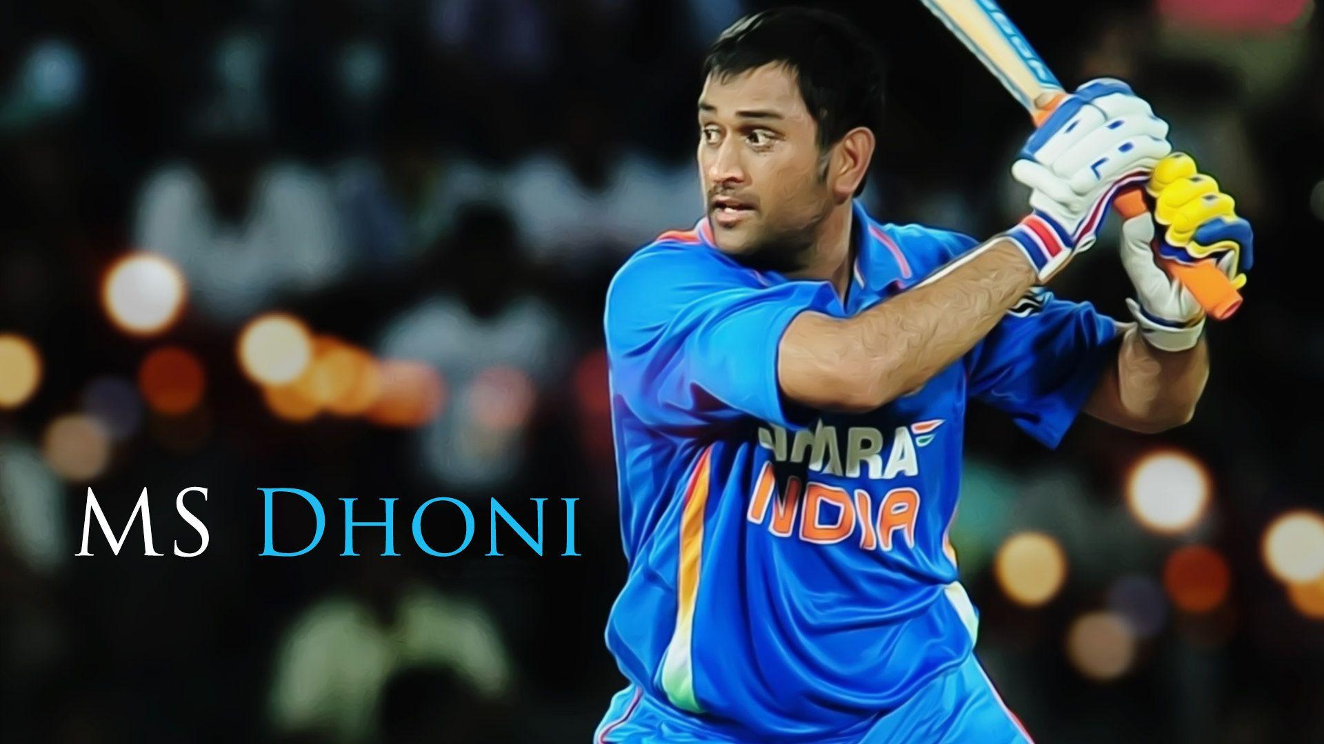 1920x1080 Mahendra Singh Dhoni HD Wallpaper. MS Dhoni Wallpaper