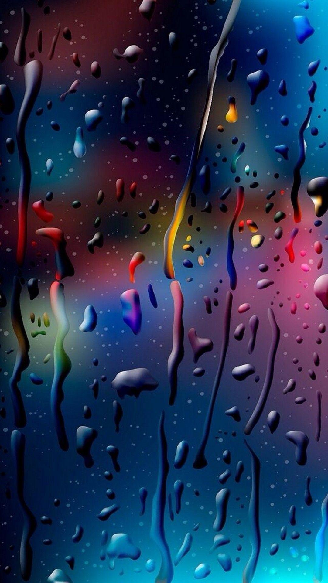 1080x1920 iPhone Wallpaper. Water, Blue, Rain, Drop, Geological phenomenon, Sky