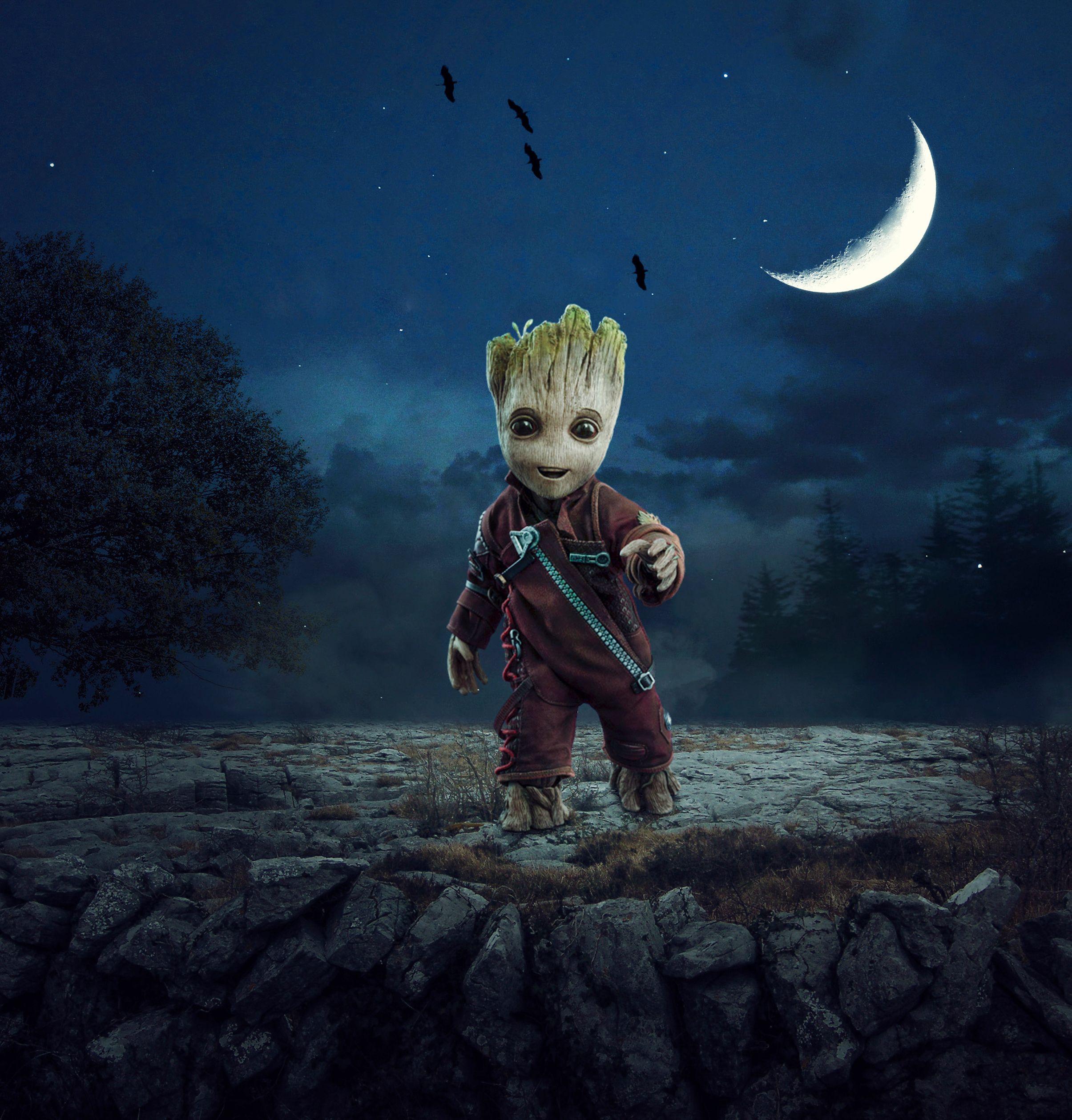 Baby Groot Desktop Wallpapers Top Free Baby Groot Desktop Backgrounds Wallpaperaccess