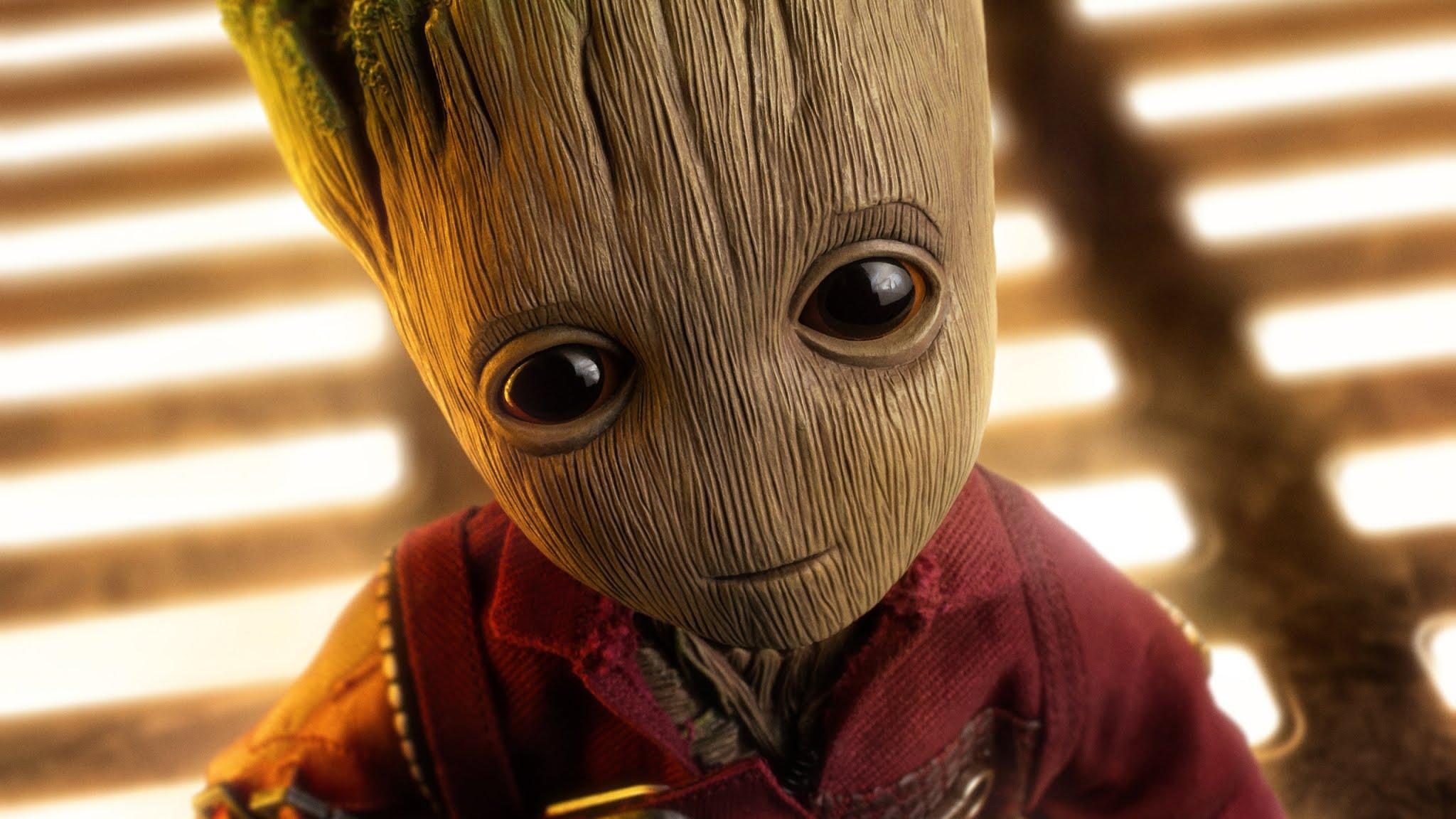2048x1152 4k Baby Groot