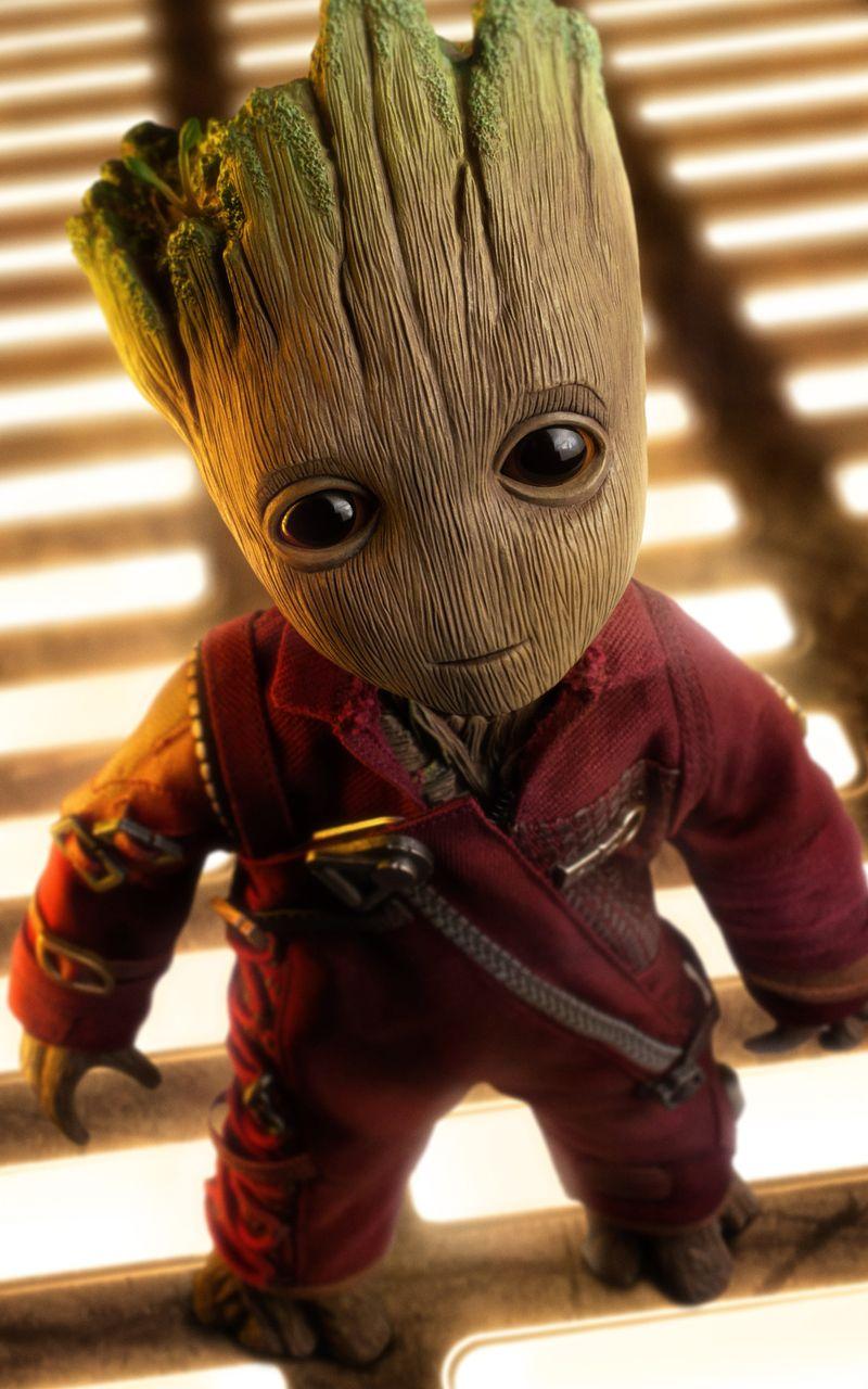 800x1280 4k Baby Groot Cute Nexus Samsung Galaxy Tab Note