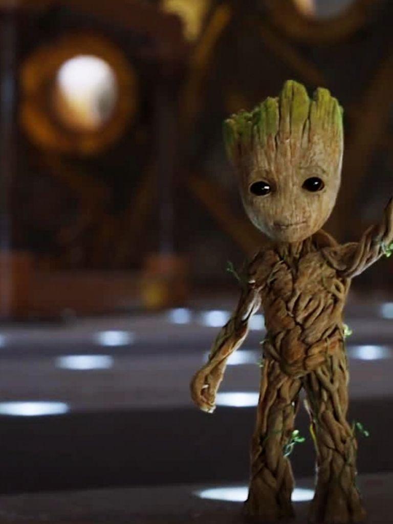 768x1024 Free download Baby Groot Guardians Of The Galaxy Vol 2 Desktop