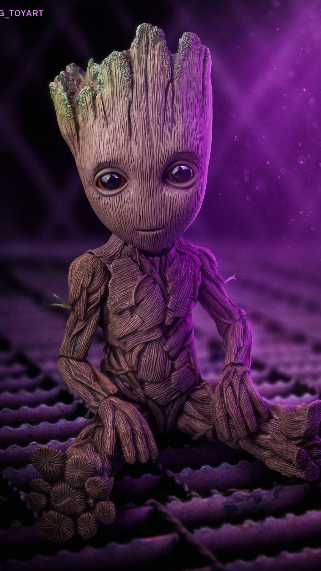 1080x1920 Baby Groot Wallpaper