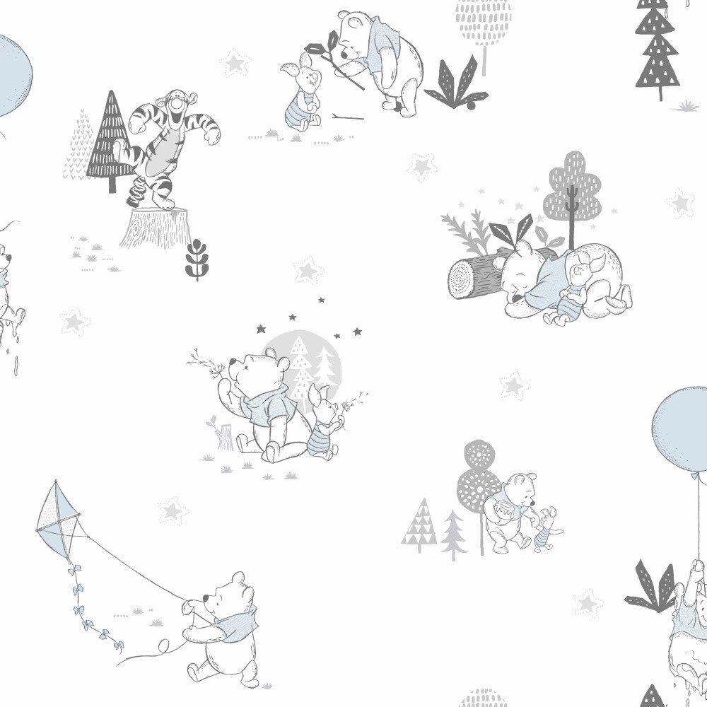 1000x1000 York Wallcoverings Disney Winnie the Pooh Playmates 33' L x 20.5