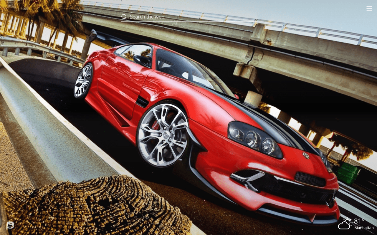 1280x800 Toyota Supra HD Wallpaper New Tab Theme Speed Motors
