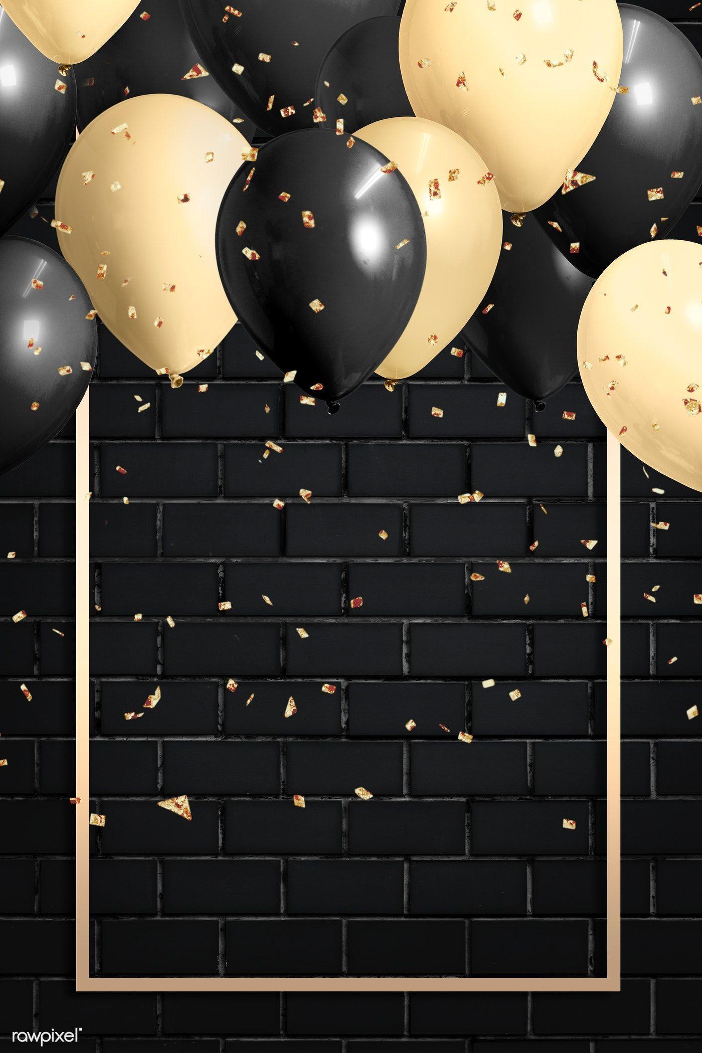 Gold Balloons Wallpapers - Top Free Gold Balloons Backgrounds -  WallpaperAccess